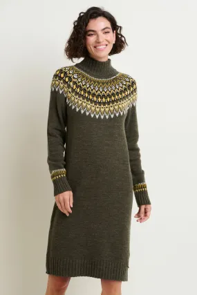 Knitted Roll Neck Dress