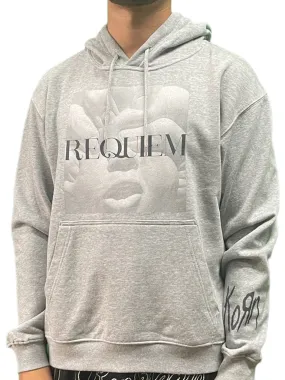 Korn Requiem Hoodie in Grey - Official Unisex Brand, New in Various Sizes.