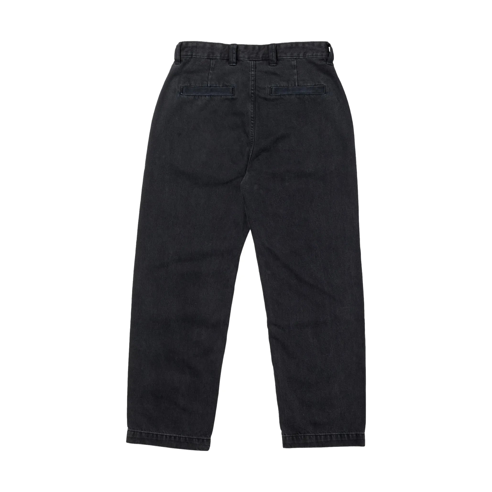 Krooked Eyes Black Denim Twill Pants