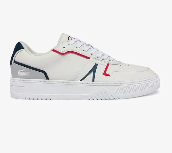 Lacoste Men's L001 White Navy Red Sneaker.