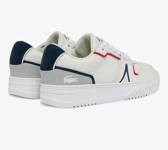 Lacoste Men's L001 White Navy Red Sneaker.