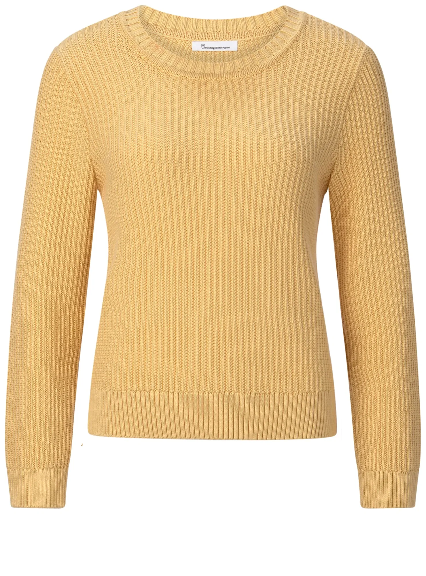 Ladies knit sweater rib, Yellow | Manufactum