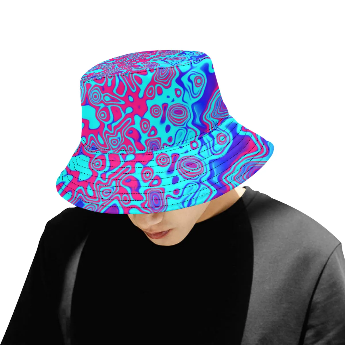 Liquid Plasma Bucket Hat | UV Blacklight Reactive