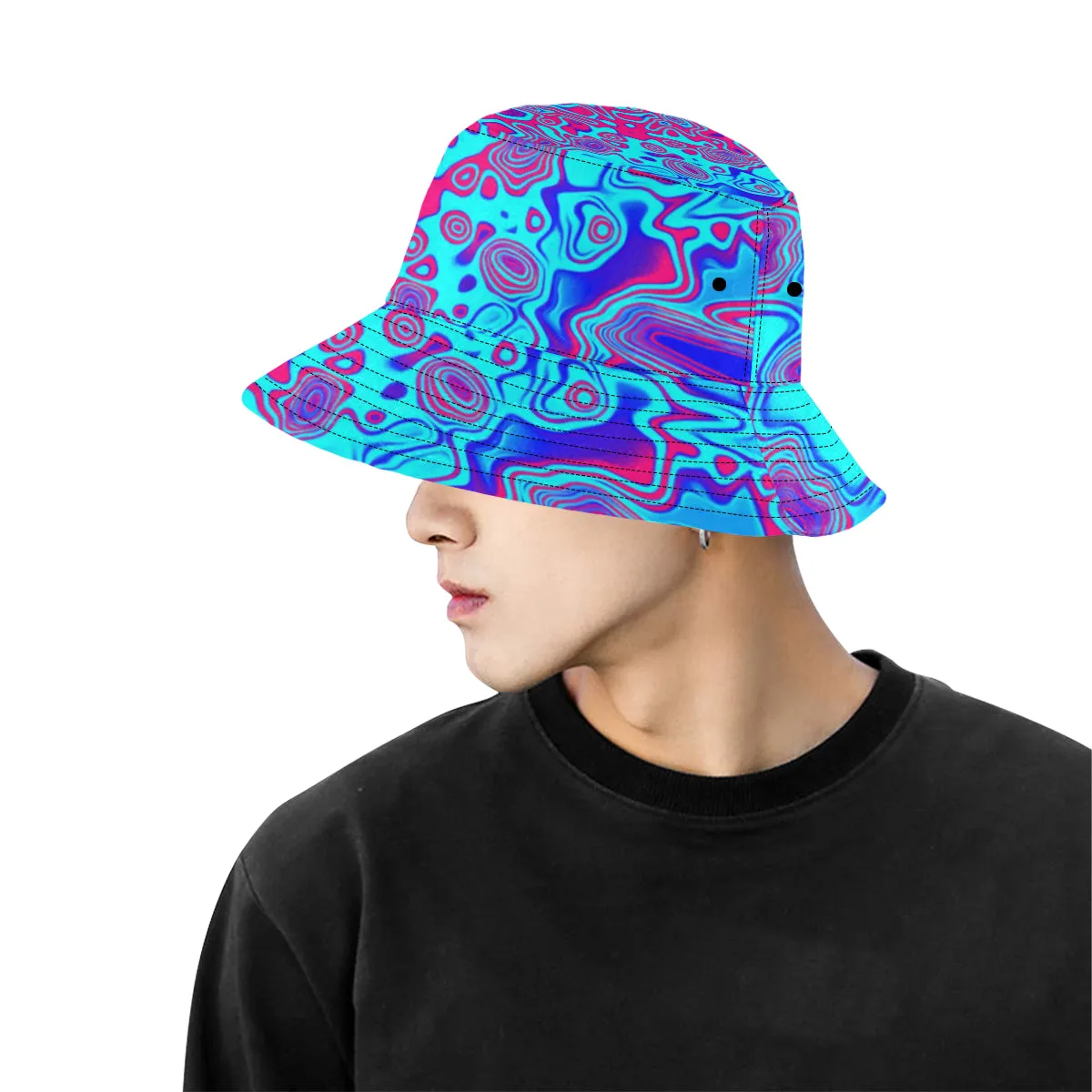 Liquid Plasma Bucket Hat | UV Blacklight Reactive