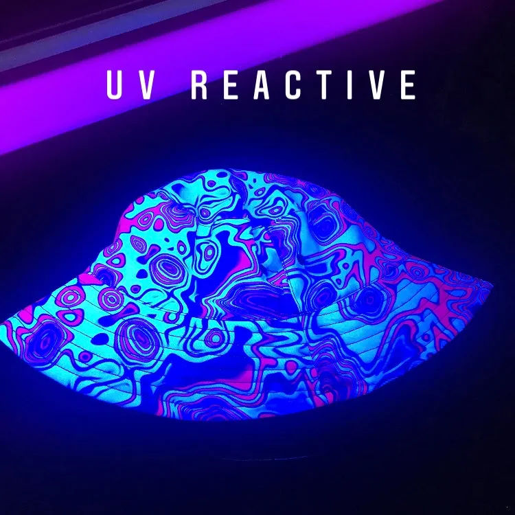 Liquid Plasma Bucket Hat | UV Blacklight Reactive