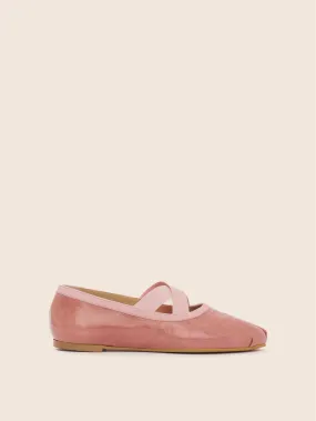 Loreto Pink Ballet Flats