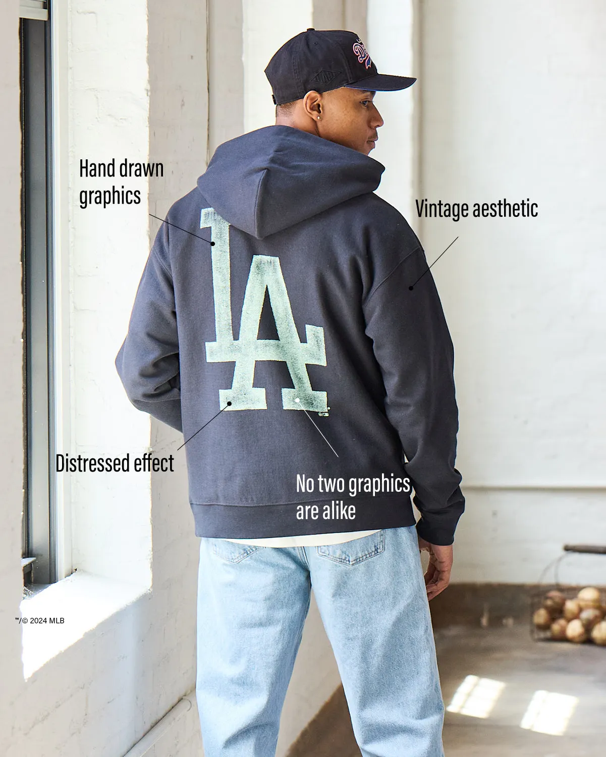 Los Angeles Dodgers Monogram '47 Foundation Hood