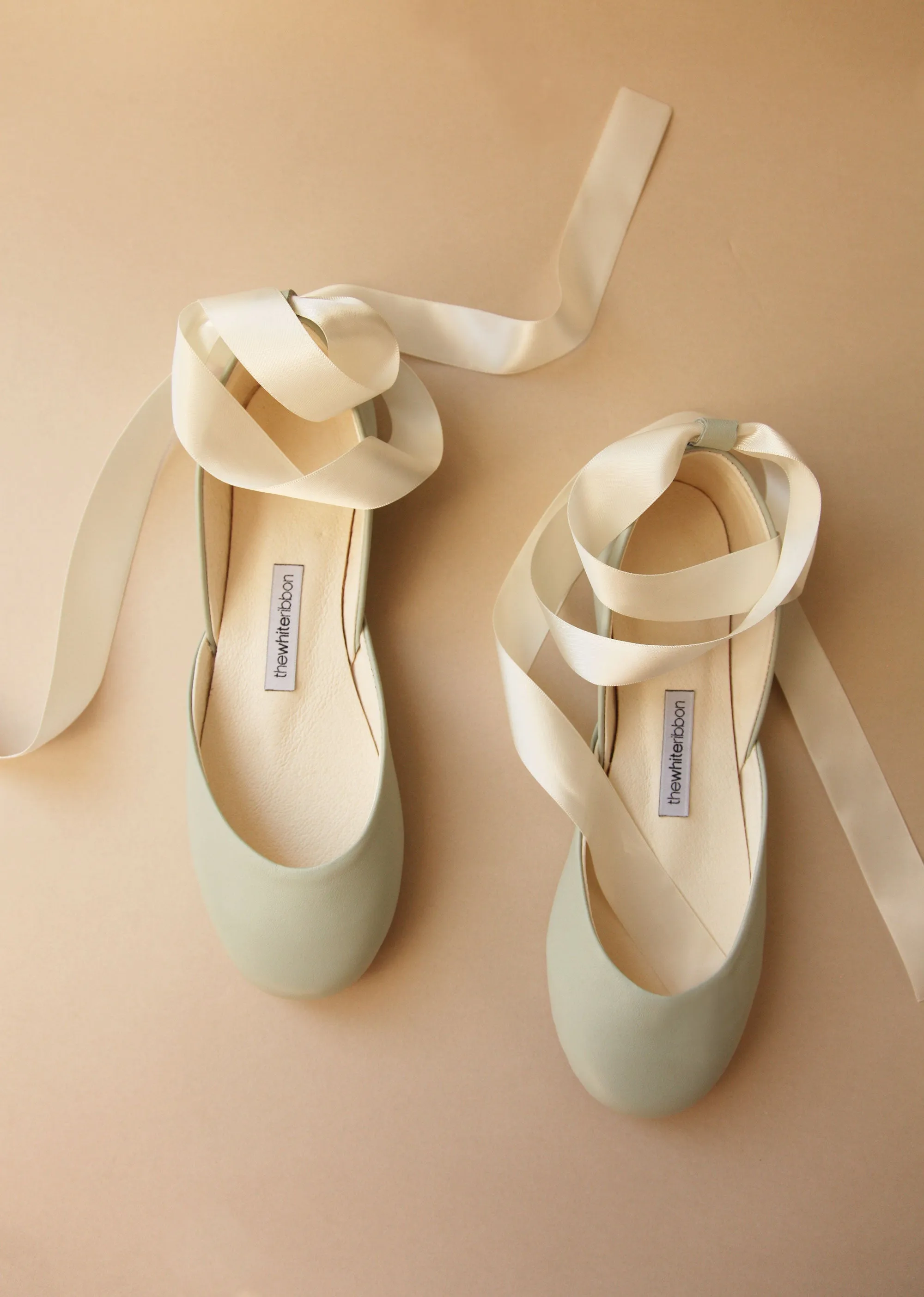 Luna Ballet Flats - Pastel Mint