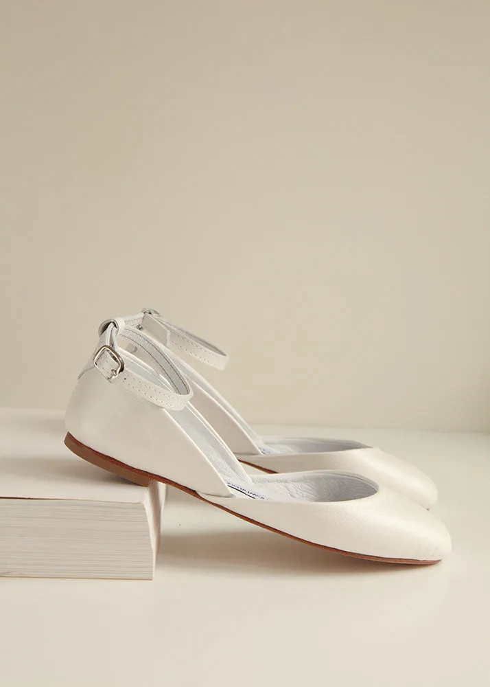 LUNA Ballet Flats - Pearl Ivory Special Edition