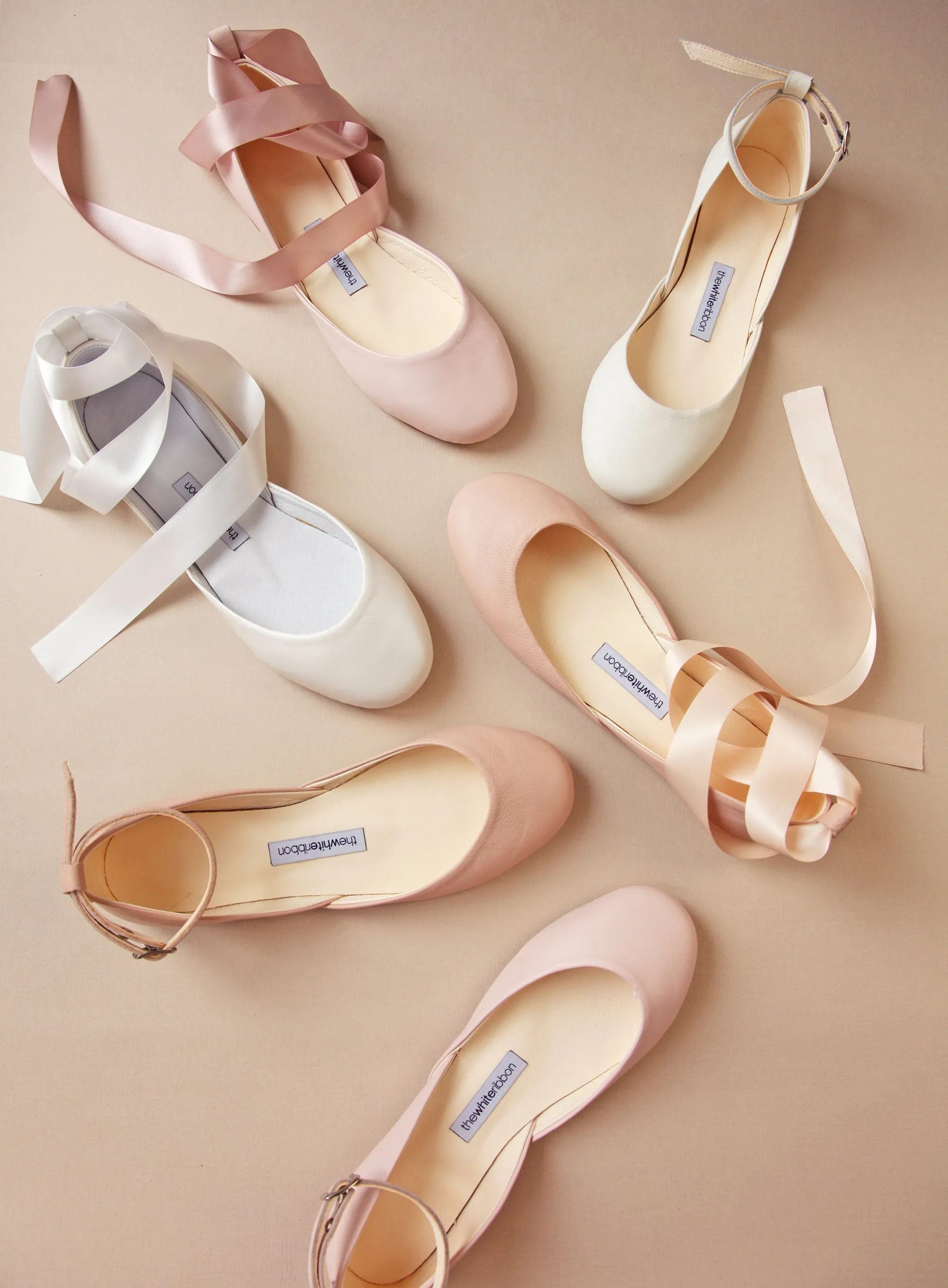 LUNA Ballet Flats - Pearl Ivory Special Edition