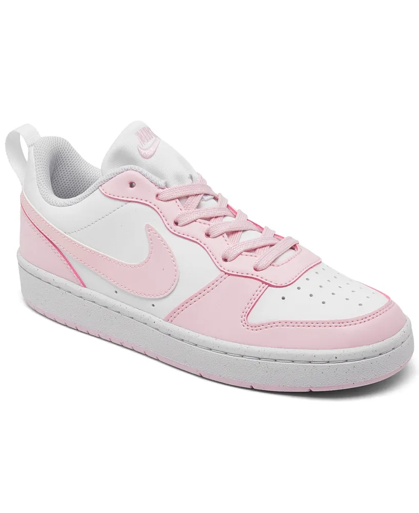 Macy's Nike Big Girls Court Borough Low Recraft Casual Sneakers from Finish Line