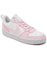 Macy's Nike Big Girls Court Borough Low Recraft Casual Sneakers from Finish Line