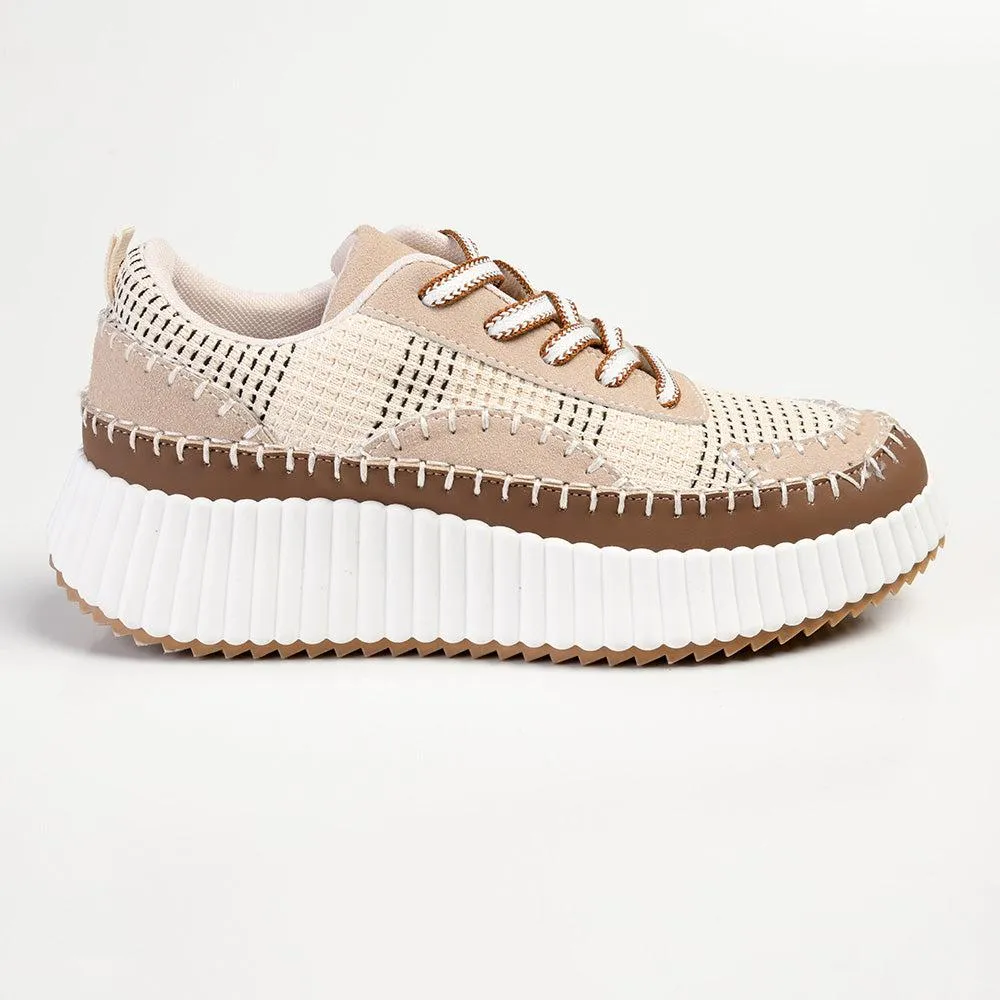 Madison Stitch Beige Multi Sneaker.