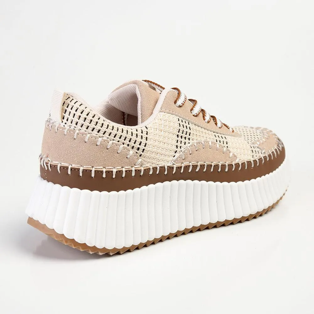 Madison Stitch Beige Multi Sneaker.