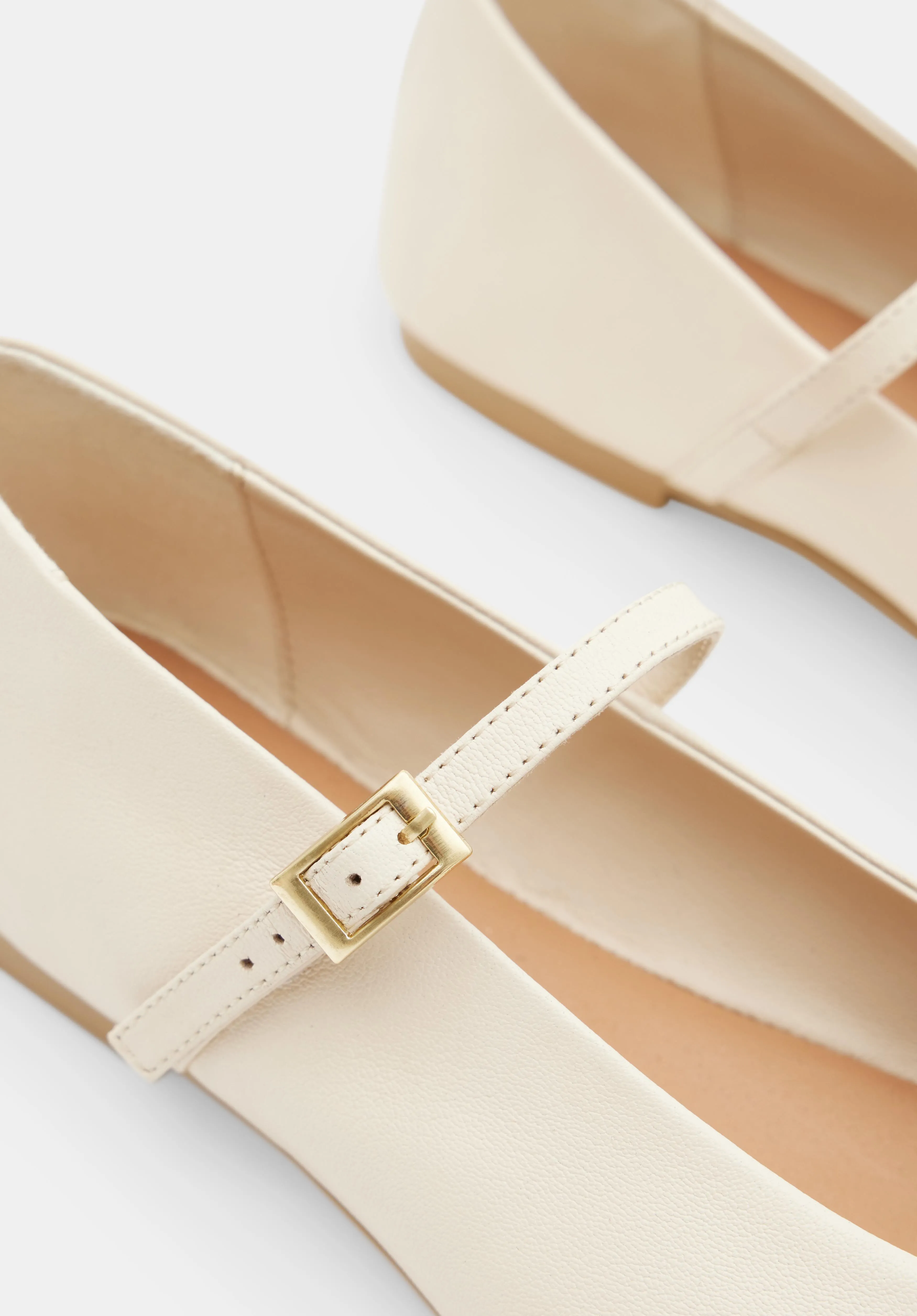 Maeva Mary Jane Leather Flats