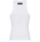 Marine Serre Rib Plain Cotton Logo Tanks & Camisoles