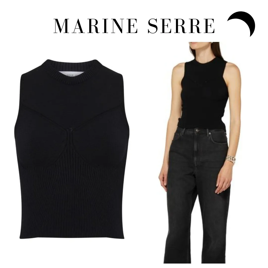 Marine Serre Rib Plain Tanks & Camisoles - Best Deals & Stylish Options.