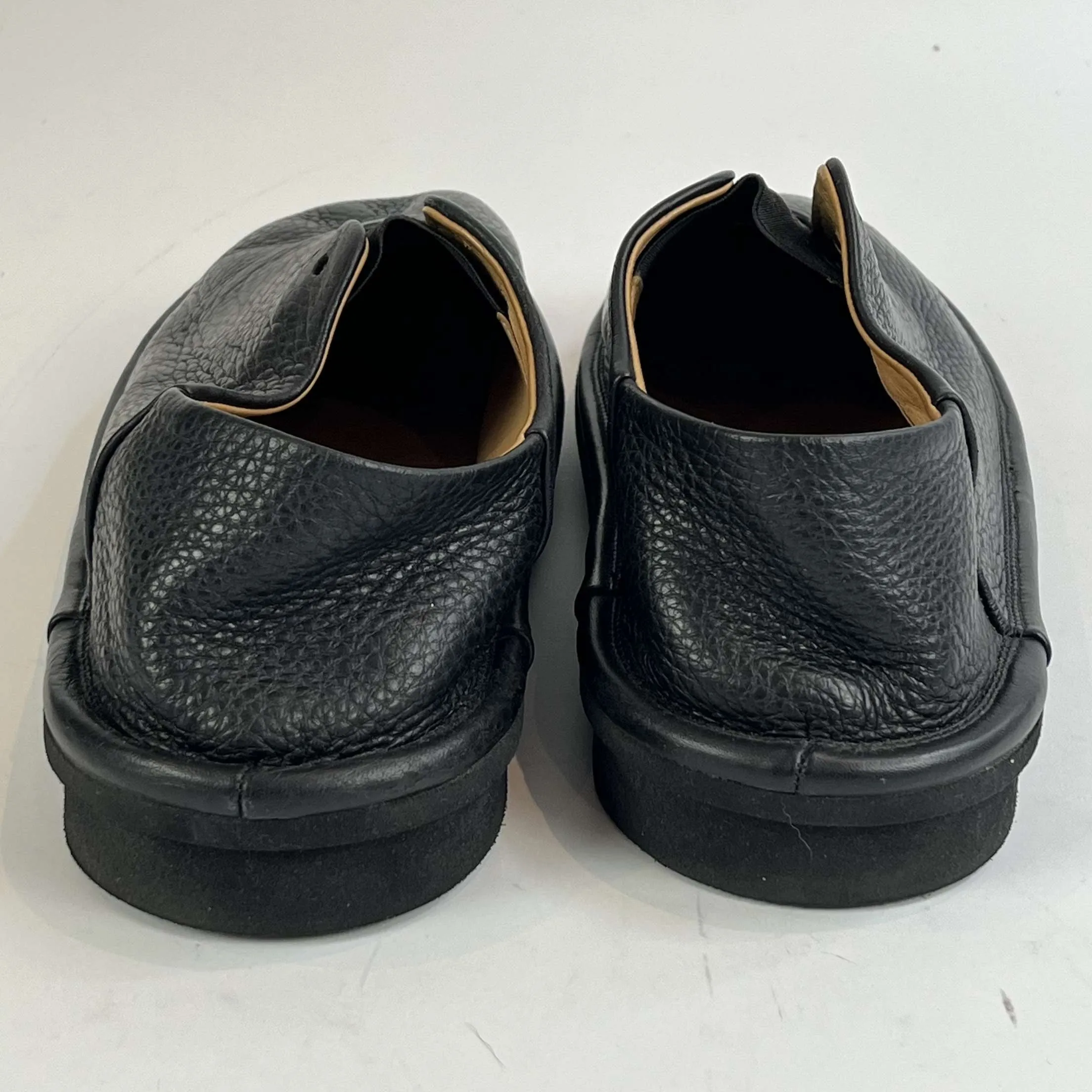 Marsell Brand New 488 Slip-On Flats Black Leather Size 38