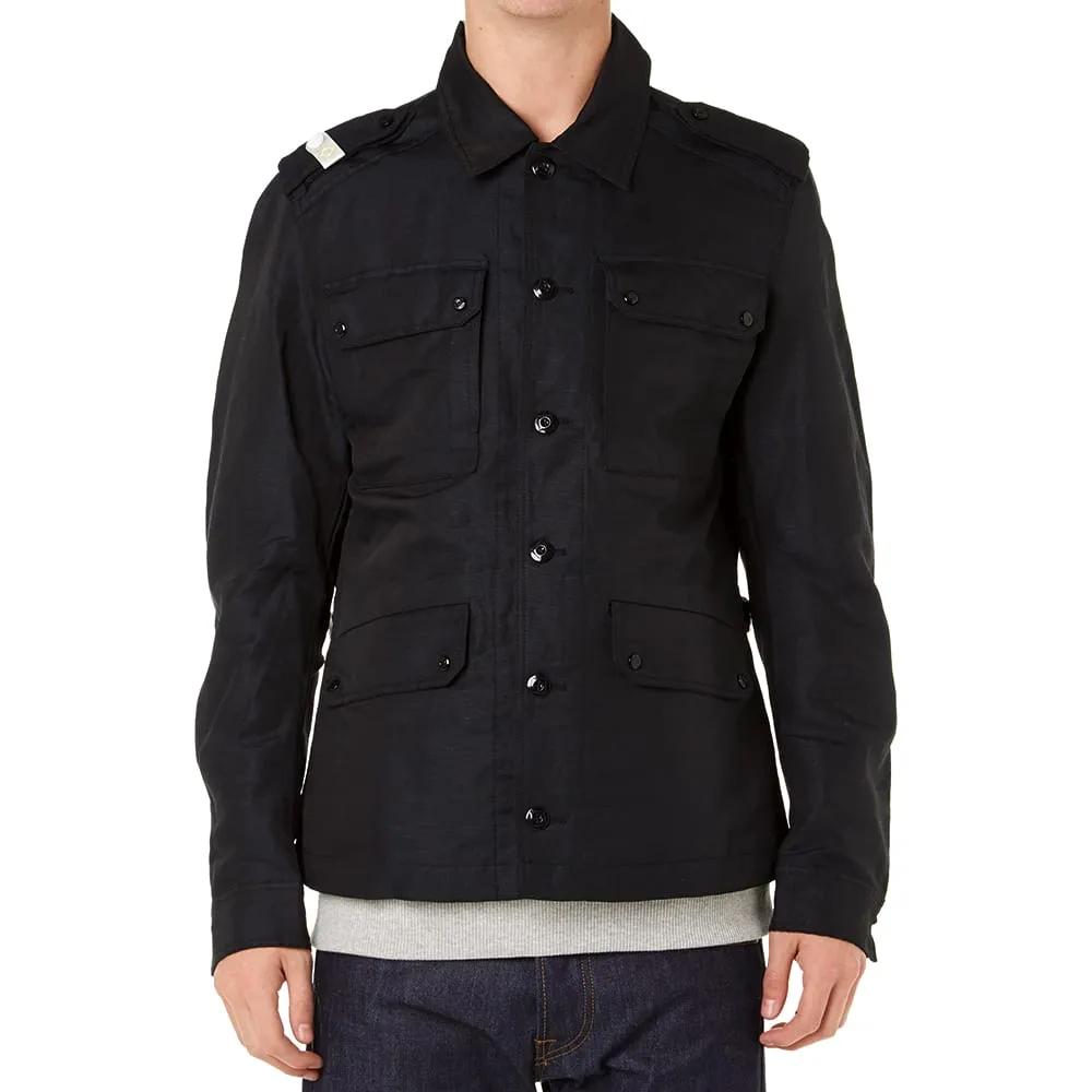 MA.STRUM White Label Technical Military OvershirtDark Navy