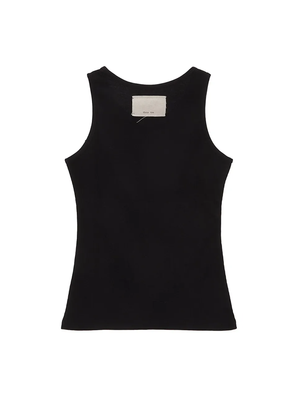 Matin Kim Rib Cotton Logo Tanks and Camisoles