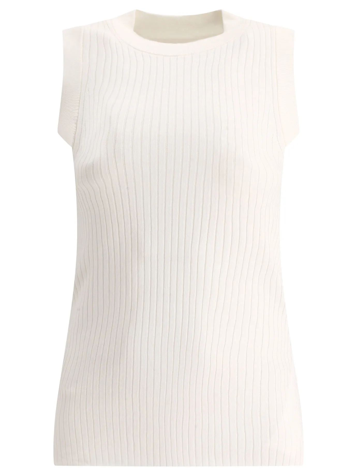 MaxMara Ribbed Cotton Tanks & Camisoles