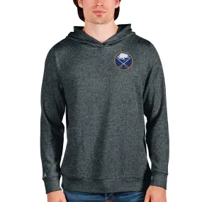 Men's Buffalo Sabres Antigua Heathered Charcoal Team Absolute Pullover Hoodie