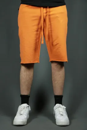 Men's Orange French Terry Shorts | Jordan Craig Terry Towel Shorts