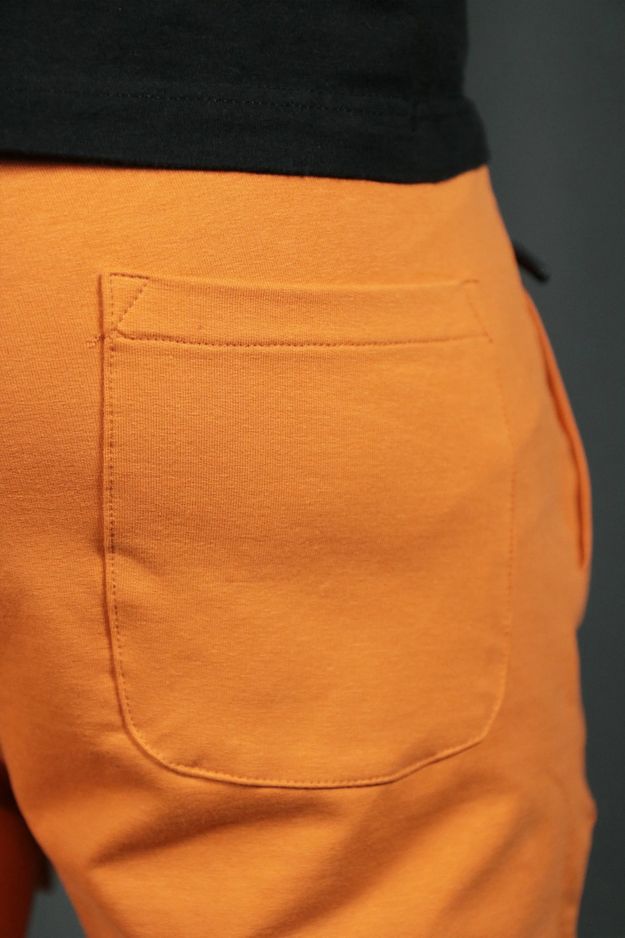 Men's Orange French Terry Shorts | Jordan Craig Terry Towel Shorts