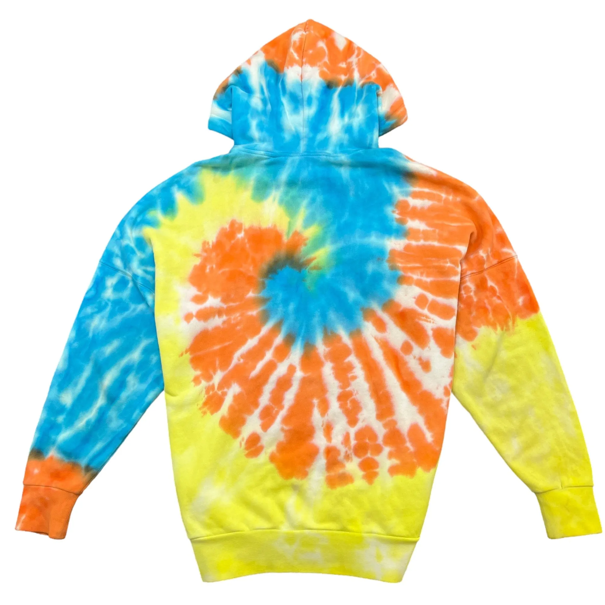 Men's Tie Dye Logo Hoodie - Multi-Coloured - Size Small