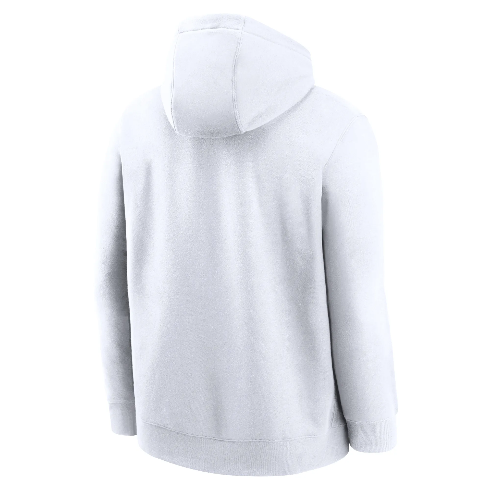 Men's Nike White Georgia Bulldogs Statement Wordmark Lockup Pullover Hoodie