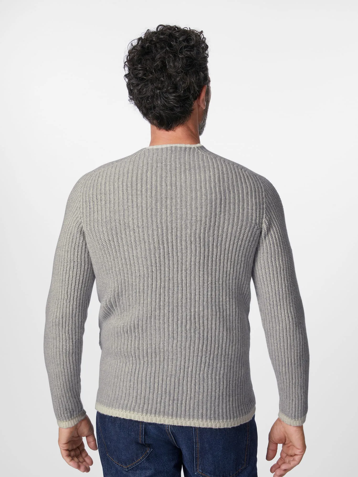 Men's sweater rib, Grayish | Manufactum