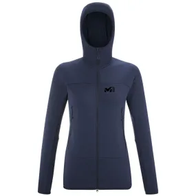 Millet Fusion Grid Hoodie for Women - Fleece Jacket