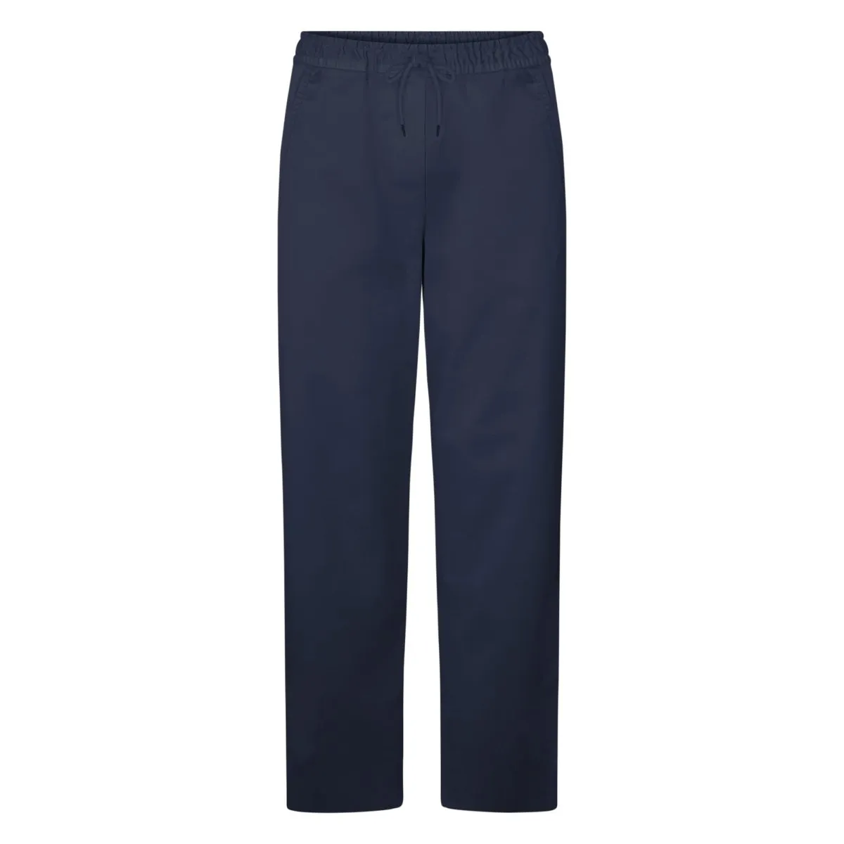 Navy Blue Colorful Twill Pants