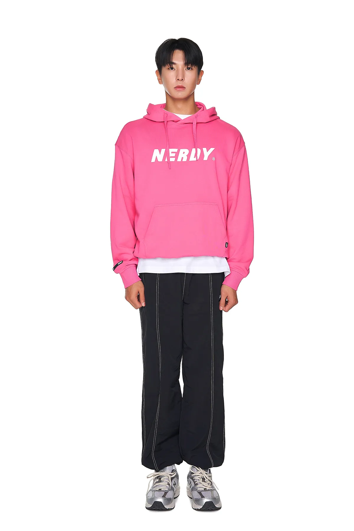 Nerdy 23SS Big Logo Pullover Hoodie - Shop Now