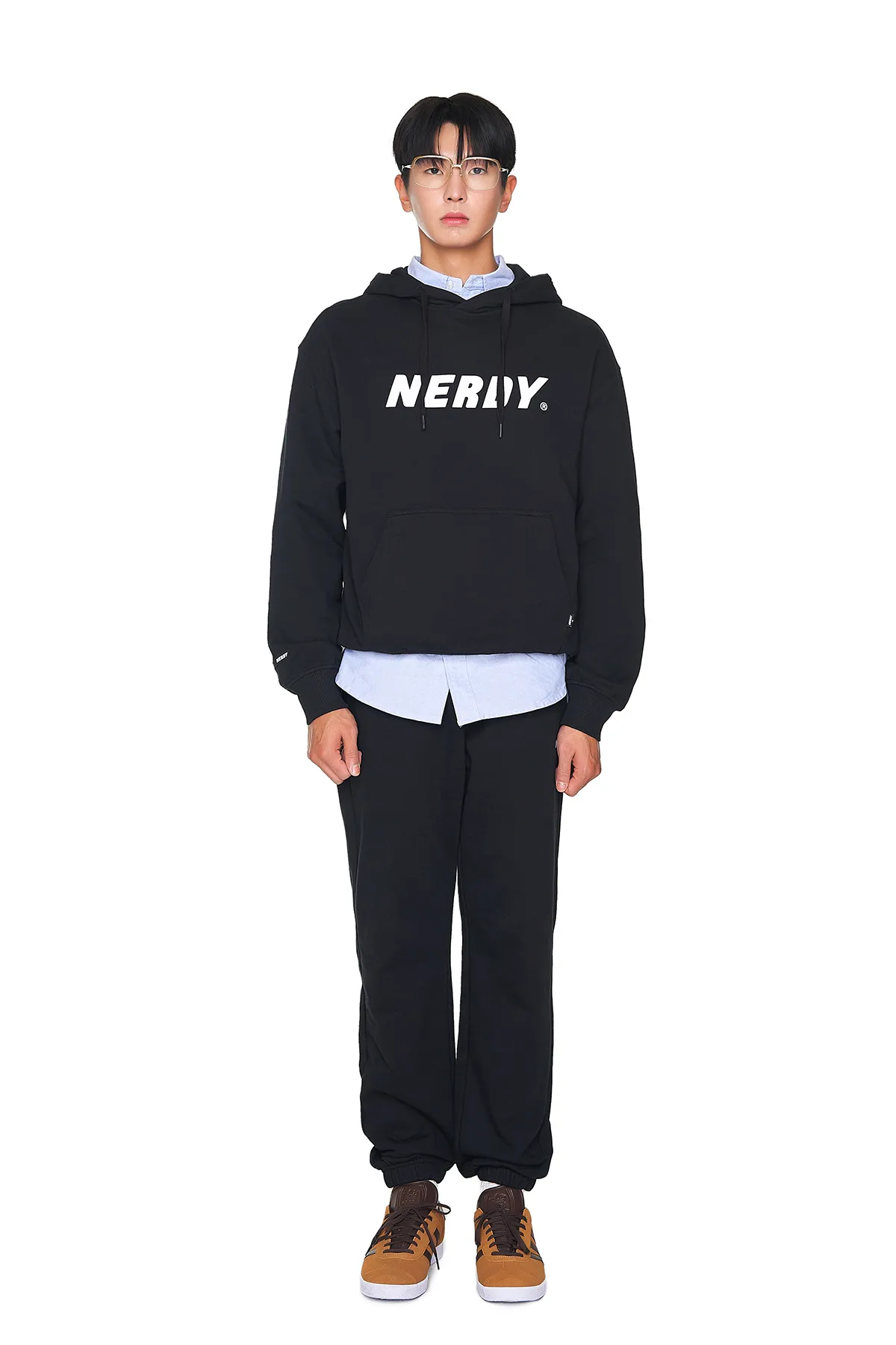 Nerdy 23SS Big Logo Pullover Hoodie - Shop Now