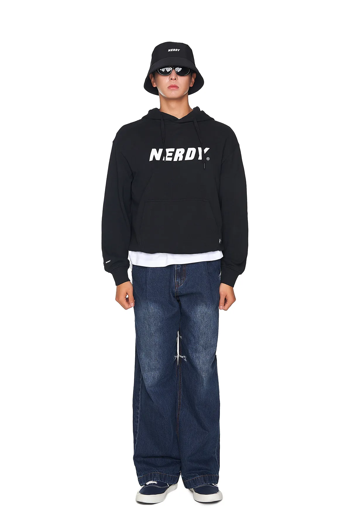 Nerdy 23SS Big Logo Pullover Hoodie - Shop Now