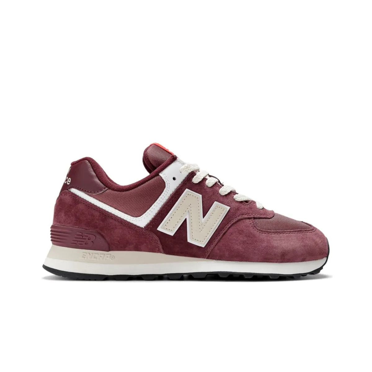 New Balance Unisex 574 Casual Sneakers U574HMG Maroon/Grey