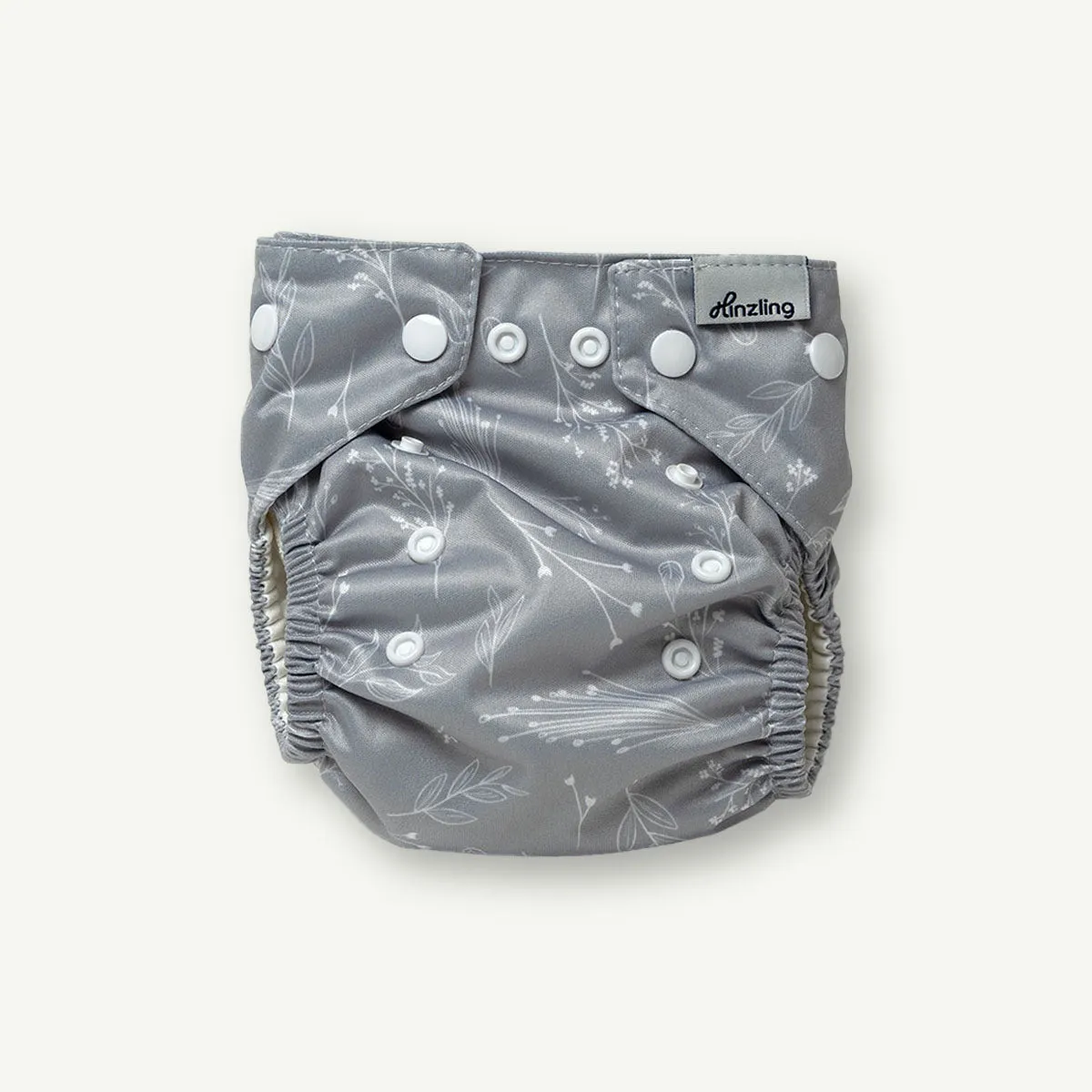 Newborn botanical graphite pants.