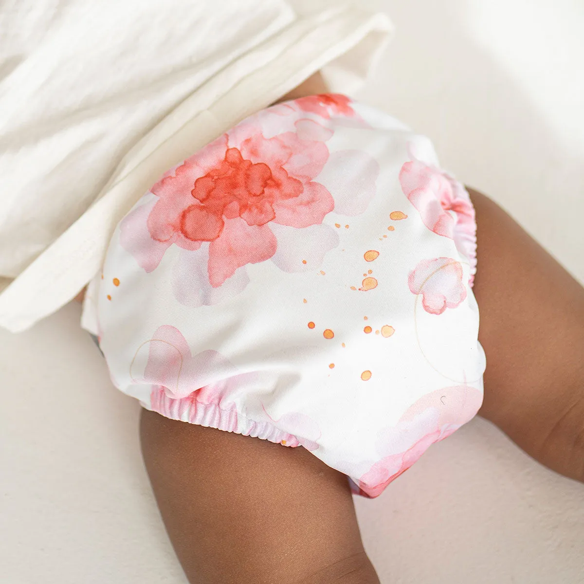 Newborn pants | Pink floral print