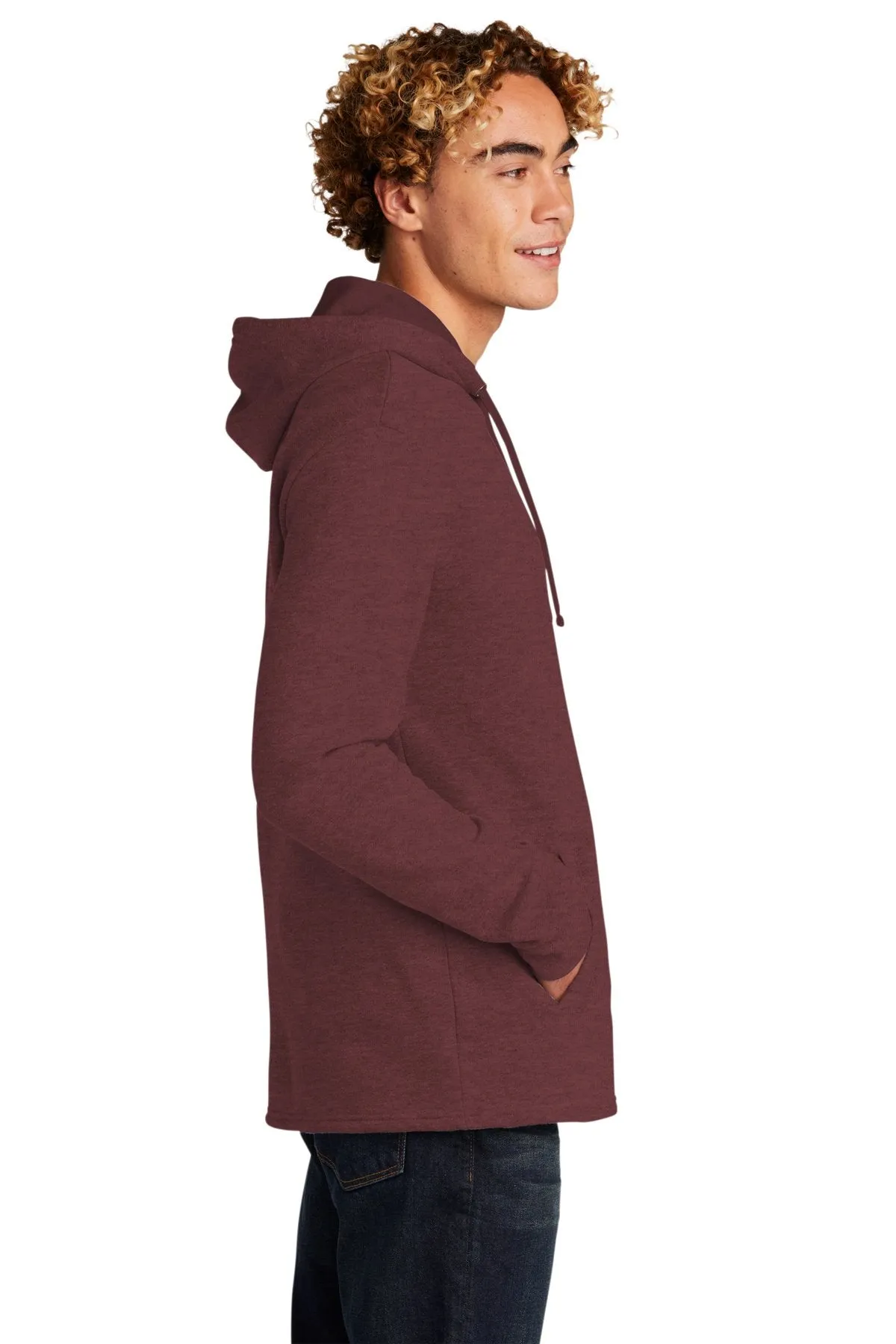 Next Level Unisex PCH Fleece Pullover Hoodie NL9300 Heather Maroon