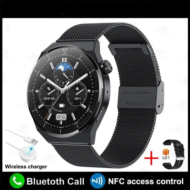 NFC Smartwatch, GT3 Pro, AMOLED 390*390 High Definition Screen