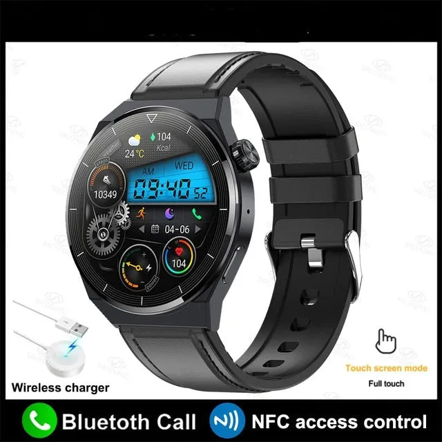 NFC Smartwatch, GT3 Pro, AMOLED 390*390 High Definition Screen