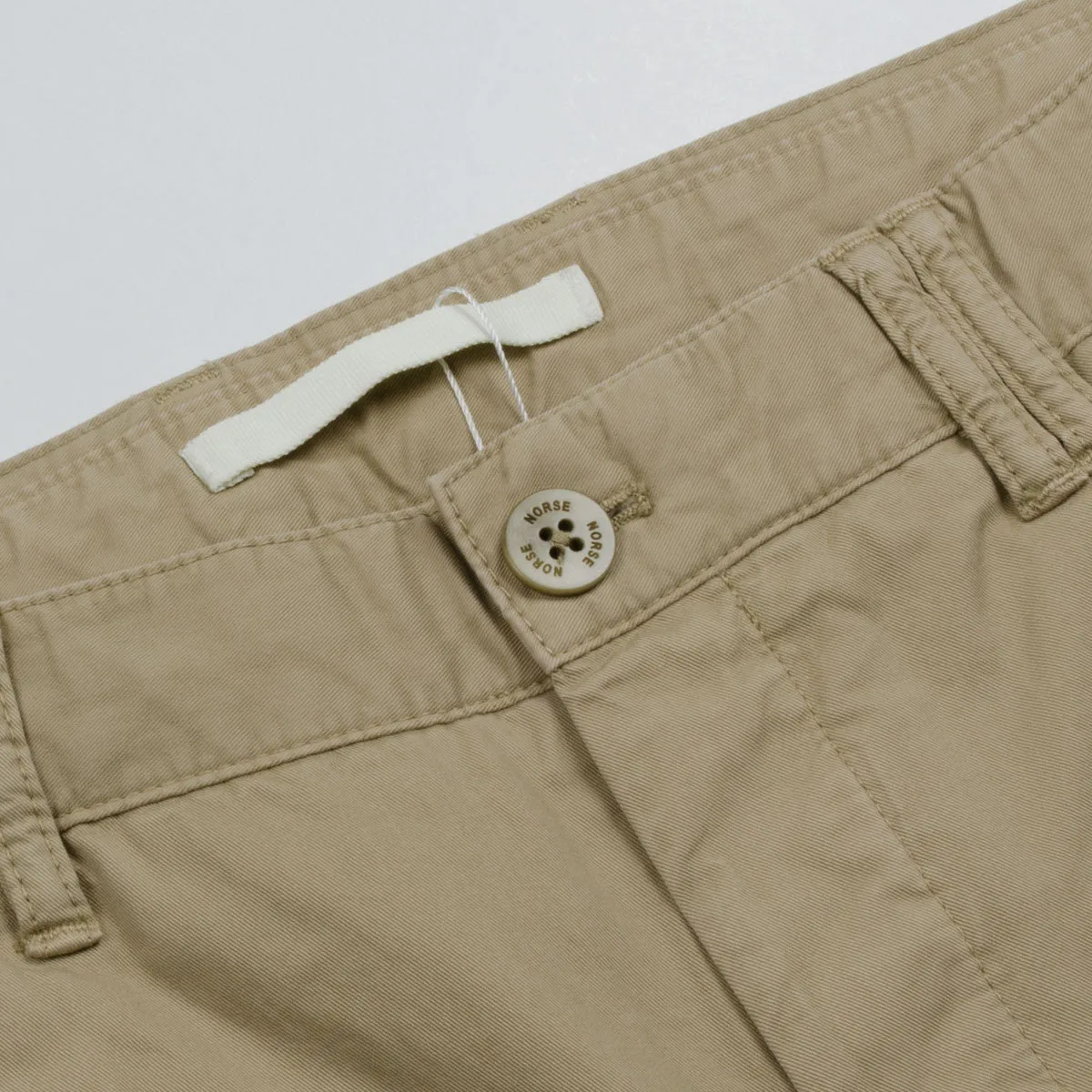 Norse Projects Aros Slim Fit Light Twill Chinos Khaki Beige