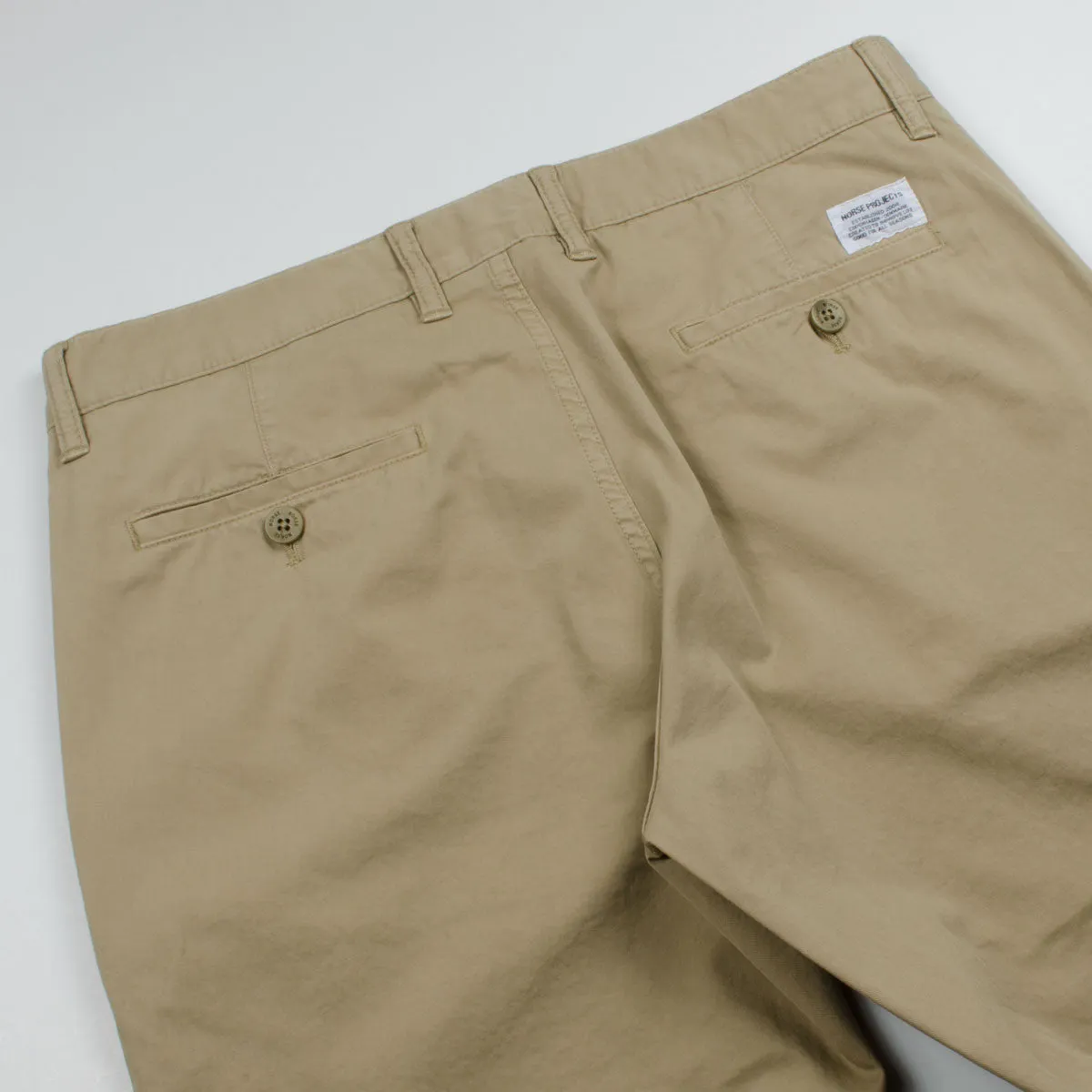 Norse Projects Aros Slim Fit Light Twill Chinos Khaki Beige