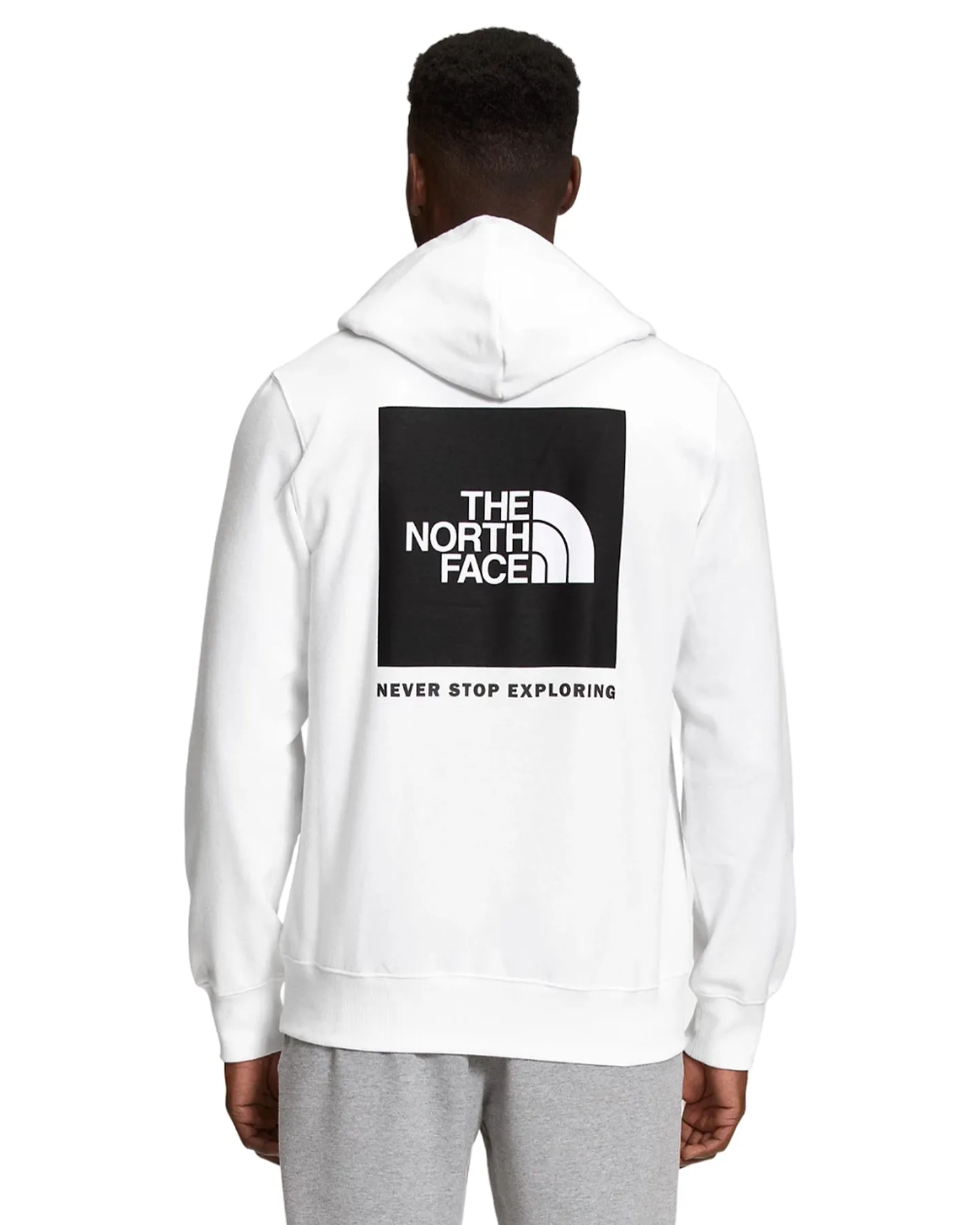 North Face Box NSE Pullover Hoodie - Tnf White/Tnf Black