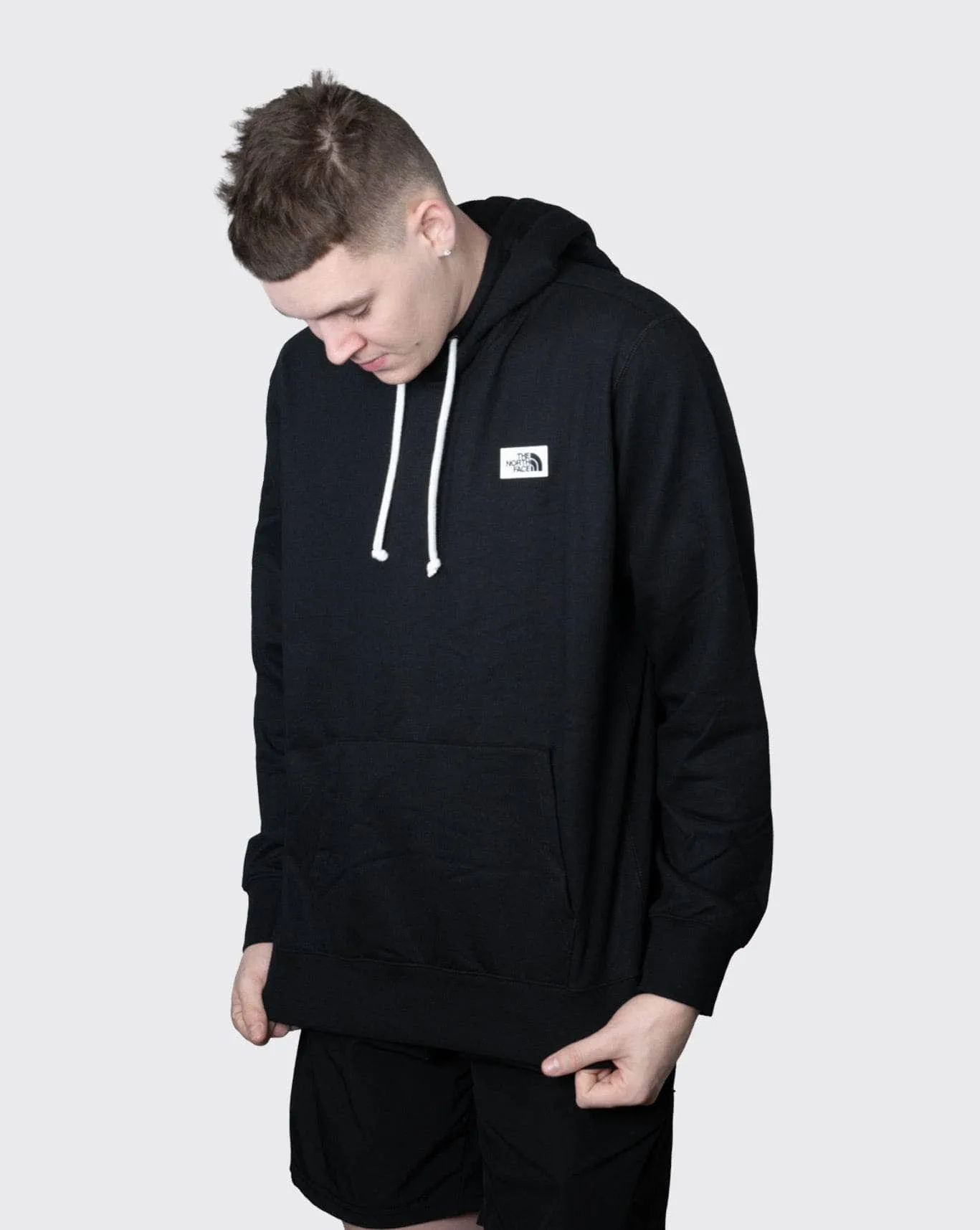 North Face heritage patch pullover hood.