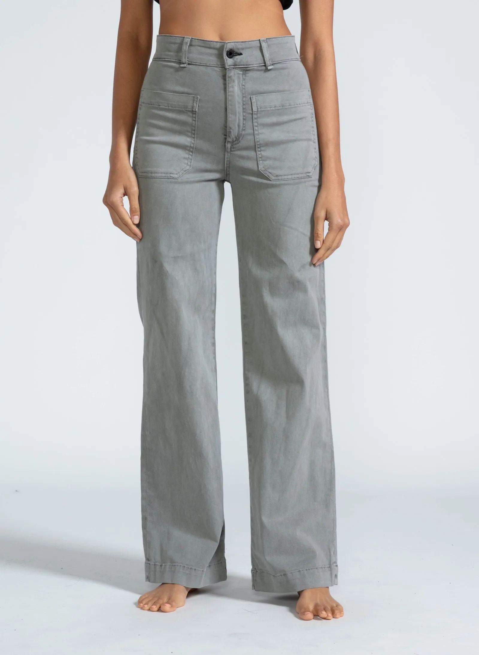 NY Sailor Pant Twill Pants in Volcano Grey - SHOP NOW