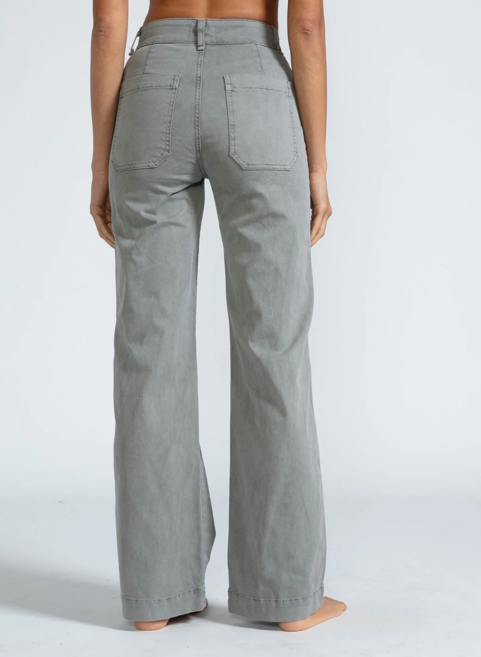 NY Sailor Pant Twill Pants in Volcano Grey - SHOP NOW