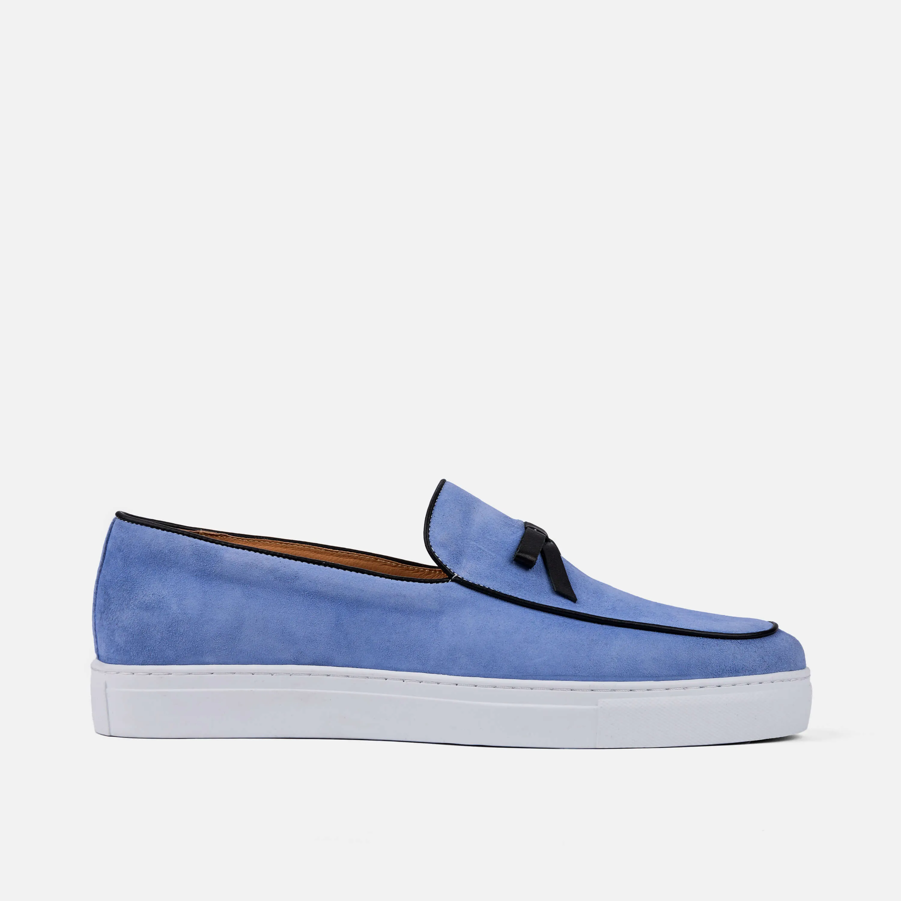 Odell Ivy Blue Suede Loafers