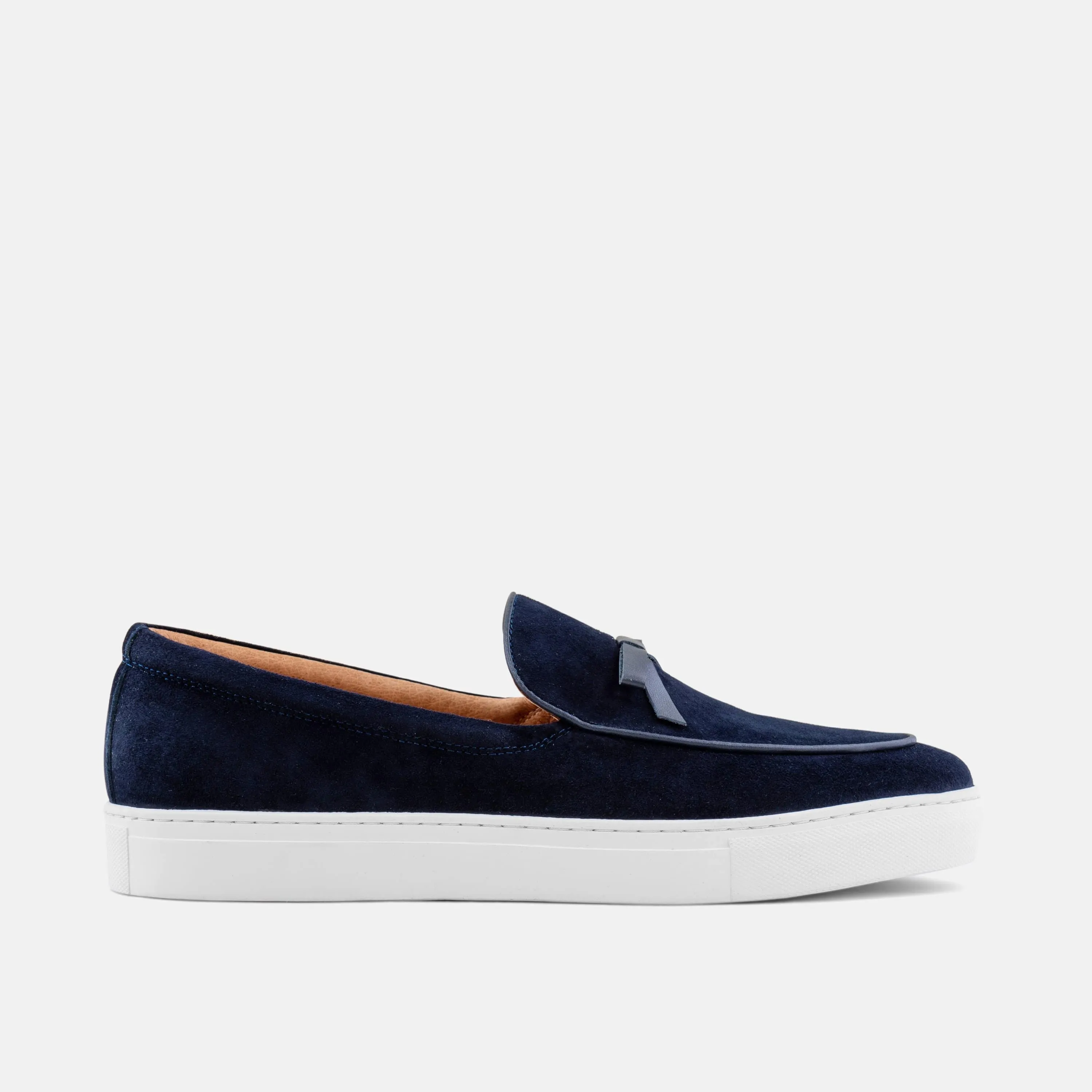 Odell Navy Suede Loafer Sneakers